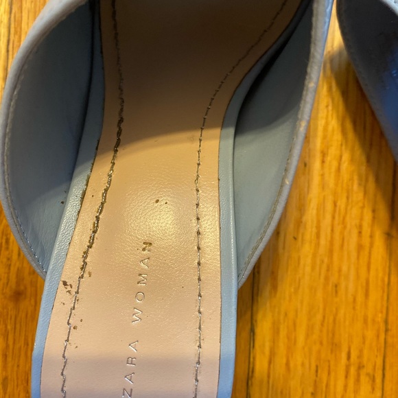 Zara leather shoes size 7 used once - Picture 3 of 5